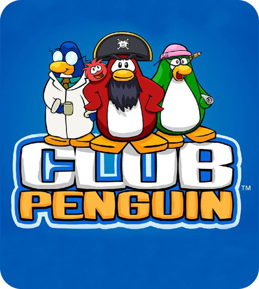 playing club penguin